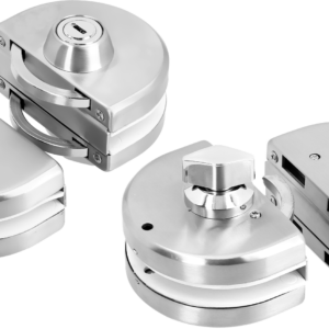 Cerradura de puerta de cristal doble de mariposa