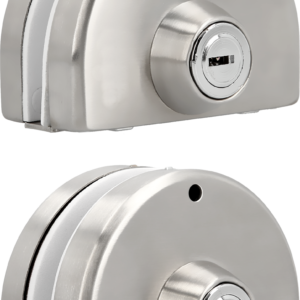 Cerradura de puerta de cristal de doble llave