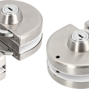 Cerradura de puerta de cristal doble de doble llave