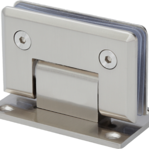 Bisagra muro a cristal centrada