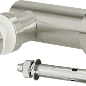 Soporte de fijación muro a cristal con taquete