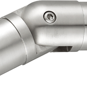 Conector tubo a tubo articulado de 90° a 180°