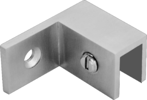 Conector muro a vidrio derecho