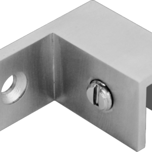 Conector muro a vidrio derecho