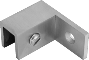 Conector muro a vidrio izquierdo