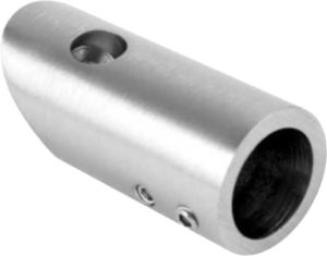 Conector muro a tubo 45°