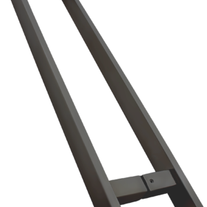 Jaladera tipo H cuadrada