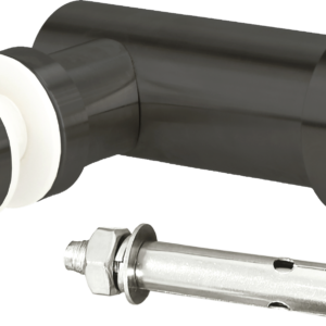 Soporte de fijación muro a cristal con taquete