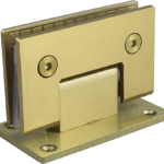 Bisagra muro a cristal centrada