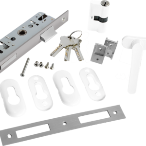 Chapa doble manija tipo europea