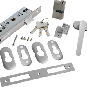 Chapa doble manija tipo europea