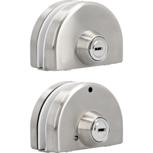 Cerradura de puerta de cristal de doble llave